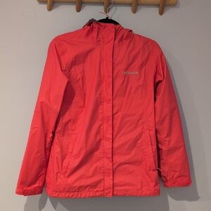 Columbia Raincoat In Pink Size Small